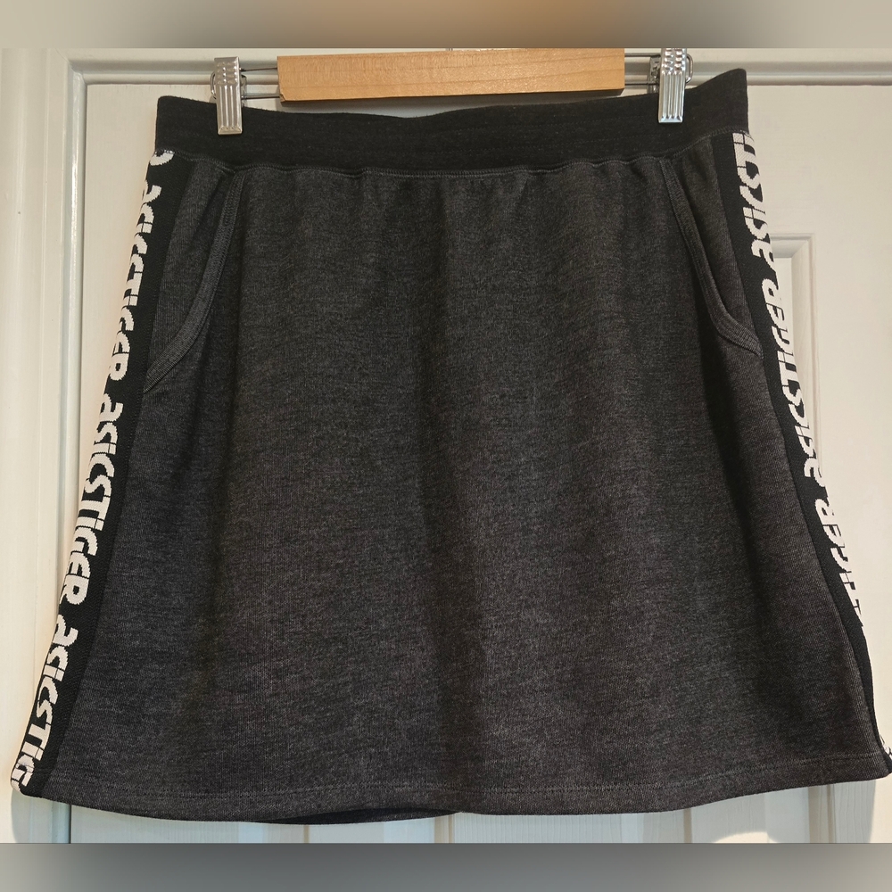 NWT Asicstiger Sweat Mini Skirt Grey Size XL
